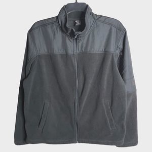 Starter Men’s Black Full Zip up Jacket 100% Polyester Size XL